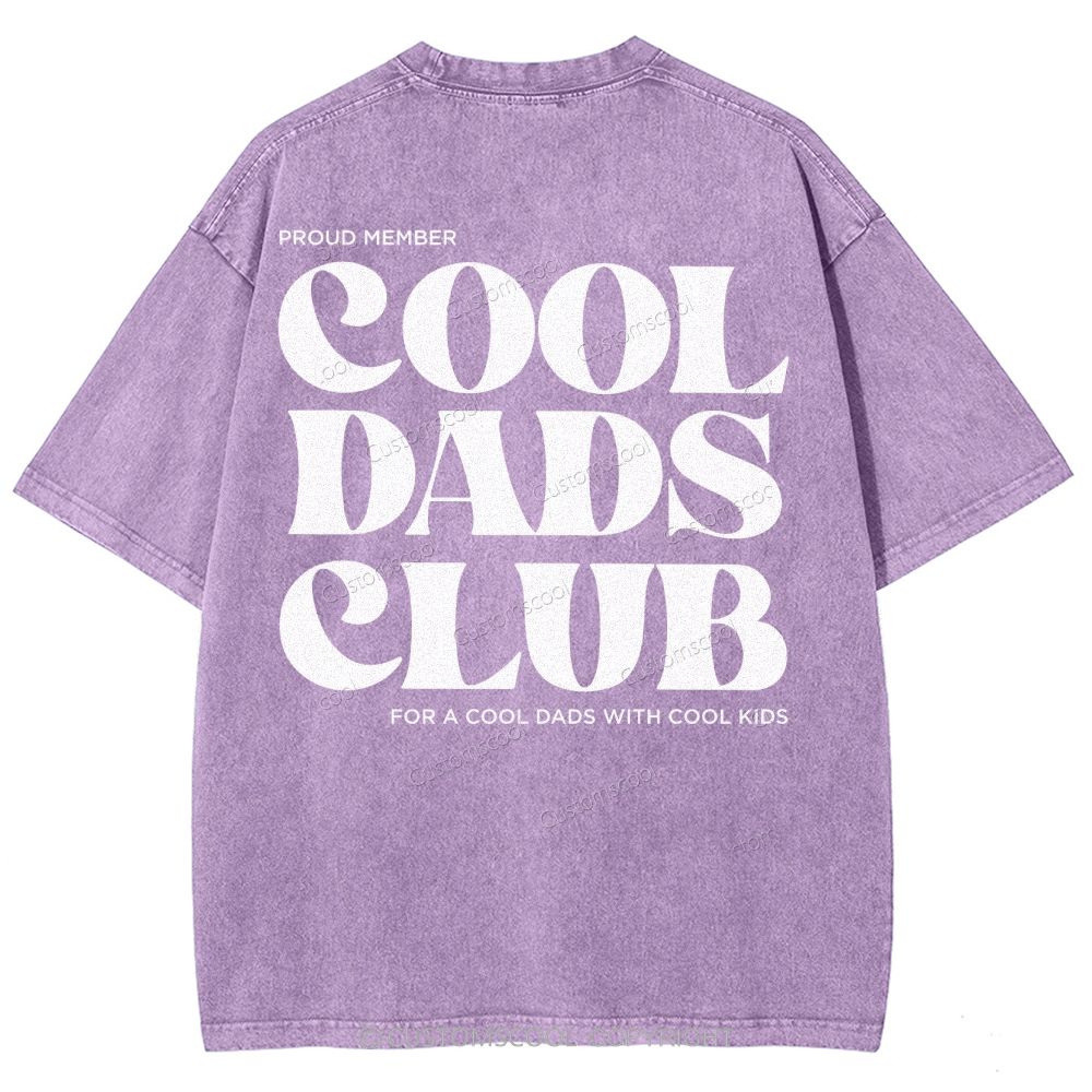 Cool Dads Club Unisex Fit Washed T-Shirt
