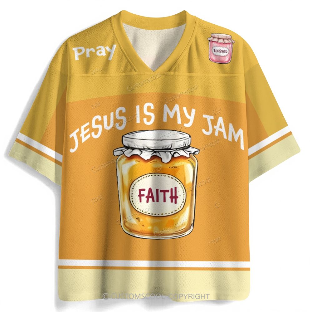 Jesus Is My Jam Christian Jersey Shirts Customscool