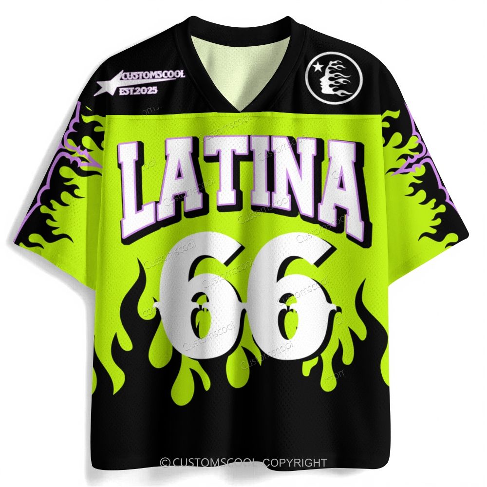 Latina Green Jersey Customscool Customscool