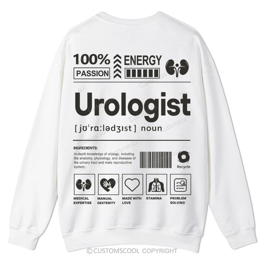 Urologist Casual Crewneck Sweatshirt Customscool