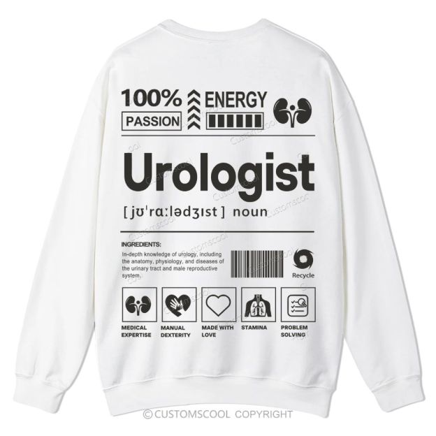 Urologist Casual Crewneck Sweatshirt Customscool