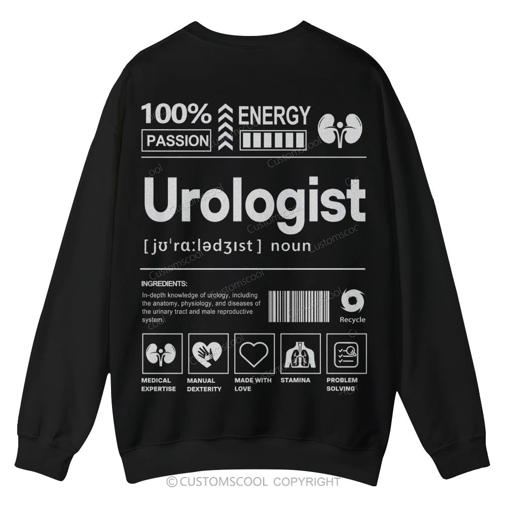 Urologist Casual Crewneck Sweatshirt Customscool