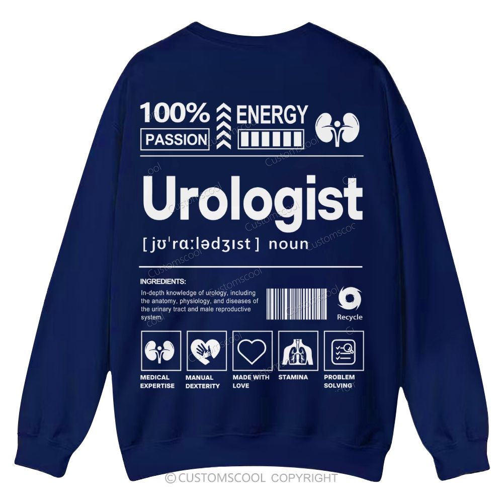 Urologist Casual Crewneck Sweatshirt Customscool