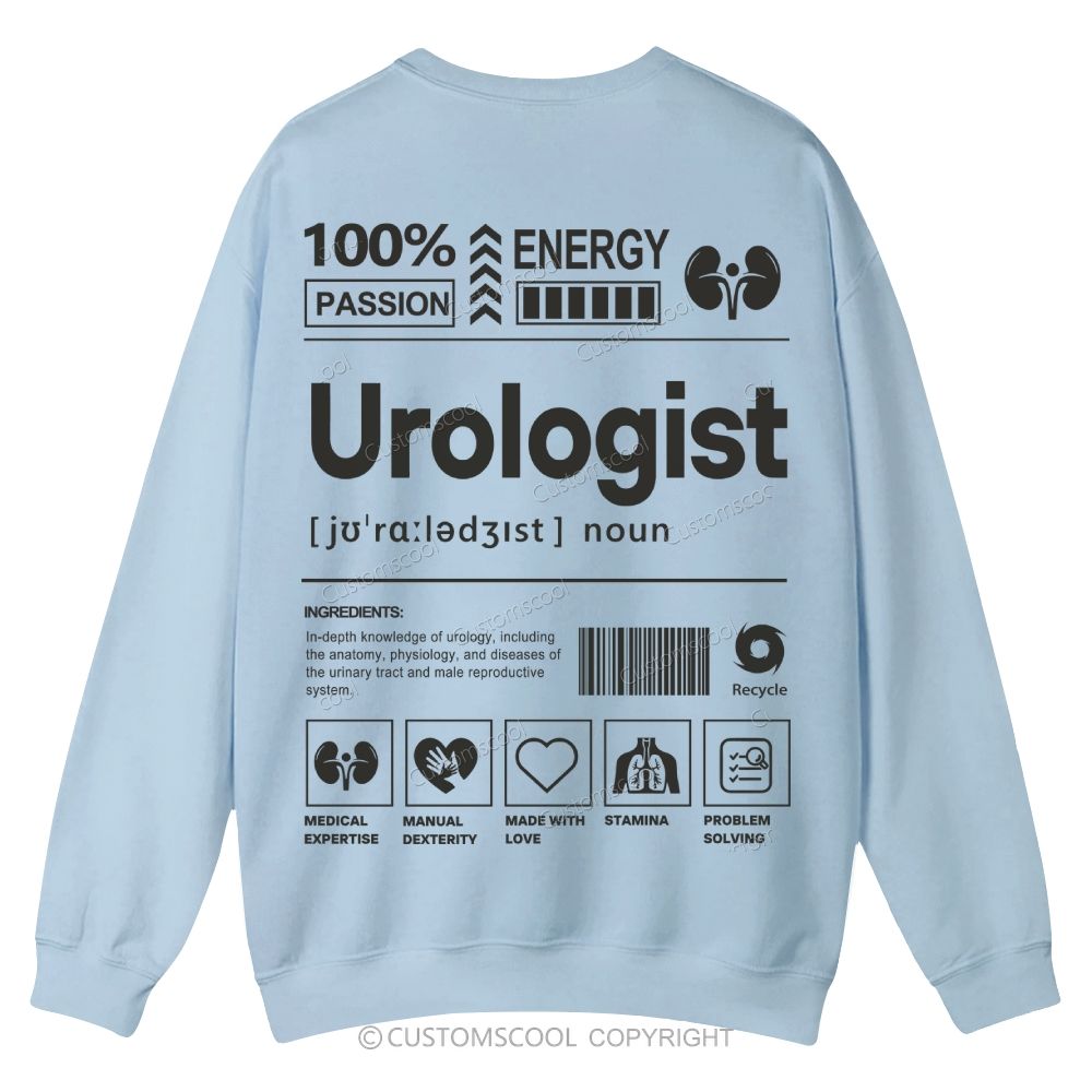 Urologist Casual Crewneck Sweatshirt Customscool