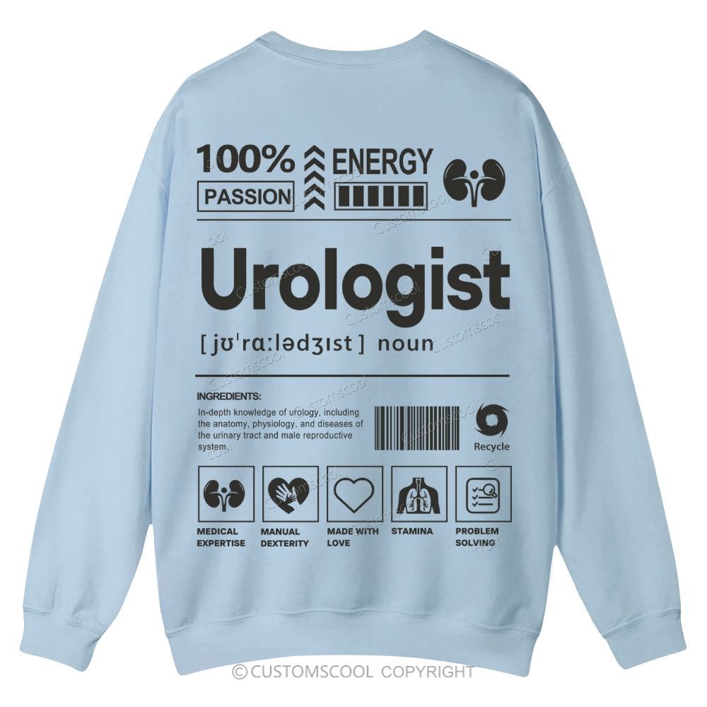 Urologist Casual Crewneck Sweatshirt Customscool