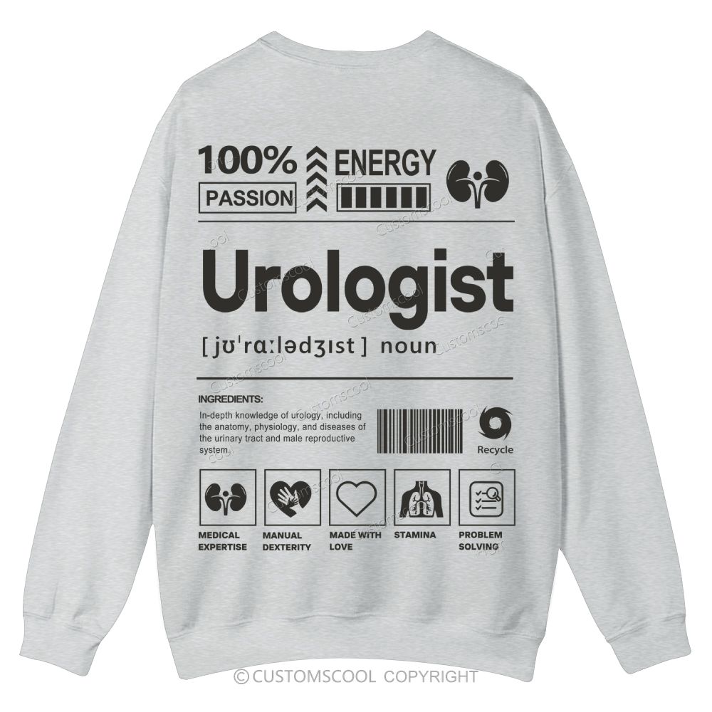 Urologist Casual Crewneck Sweatshirt Customscool