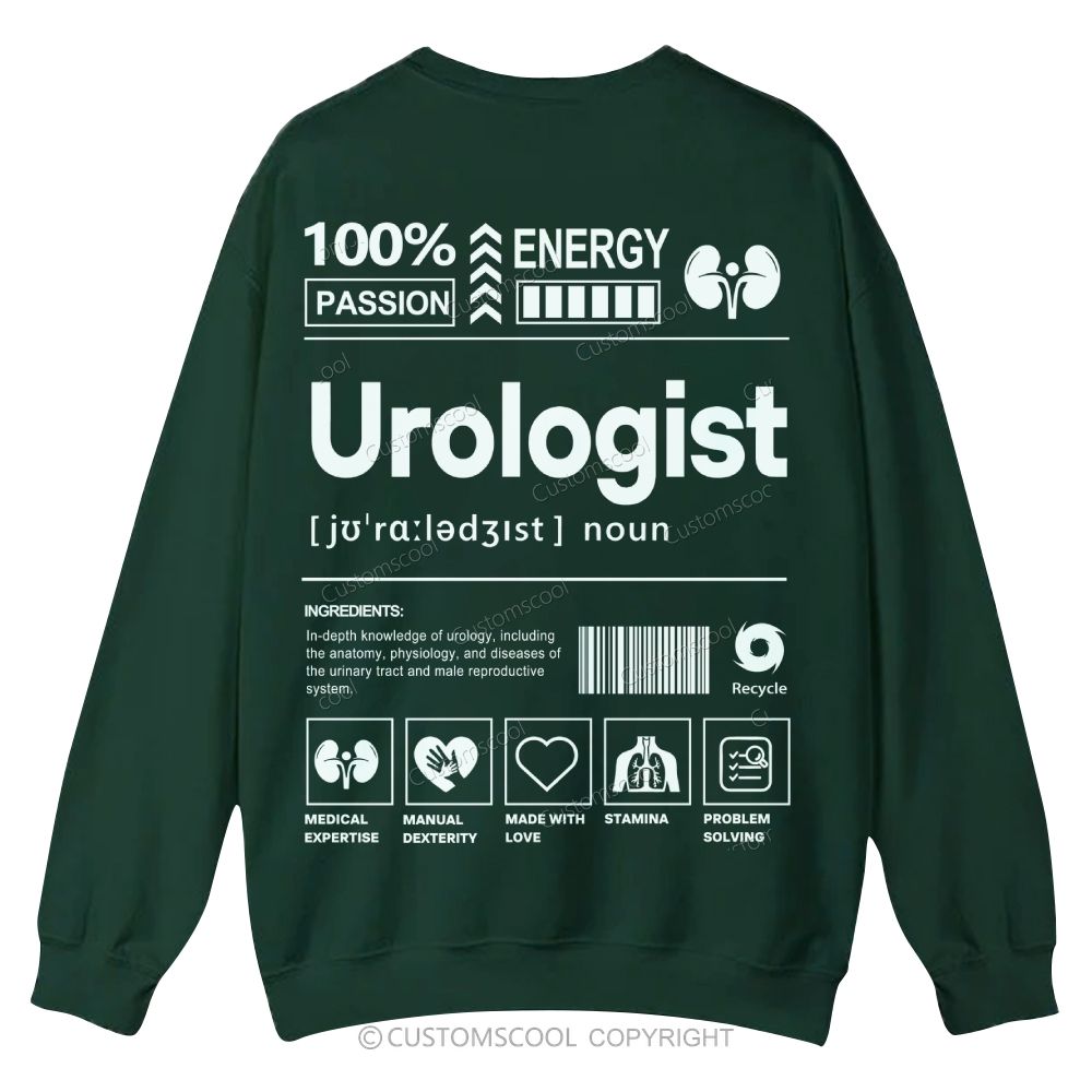 Urologist Casual Crewneck Sweatshirt Customscool