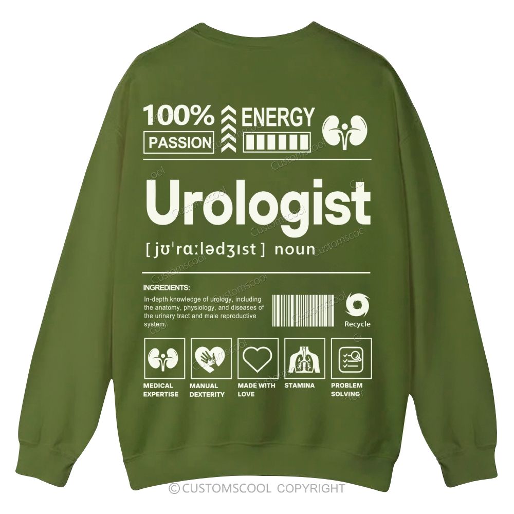 Urologist Casual Crewneck Sweatshirt Customscool