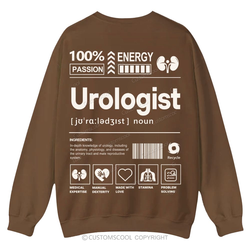 Urologist Casual Crewneck Sweatshirt Customscool