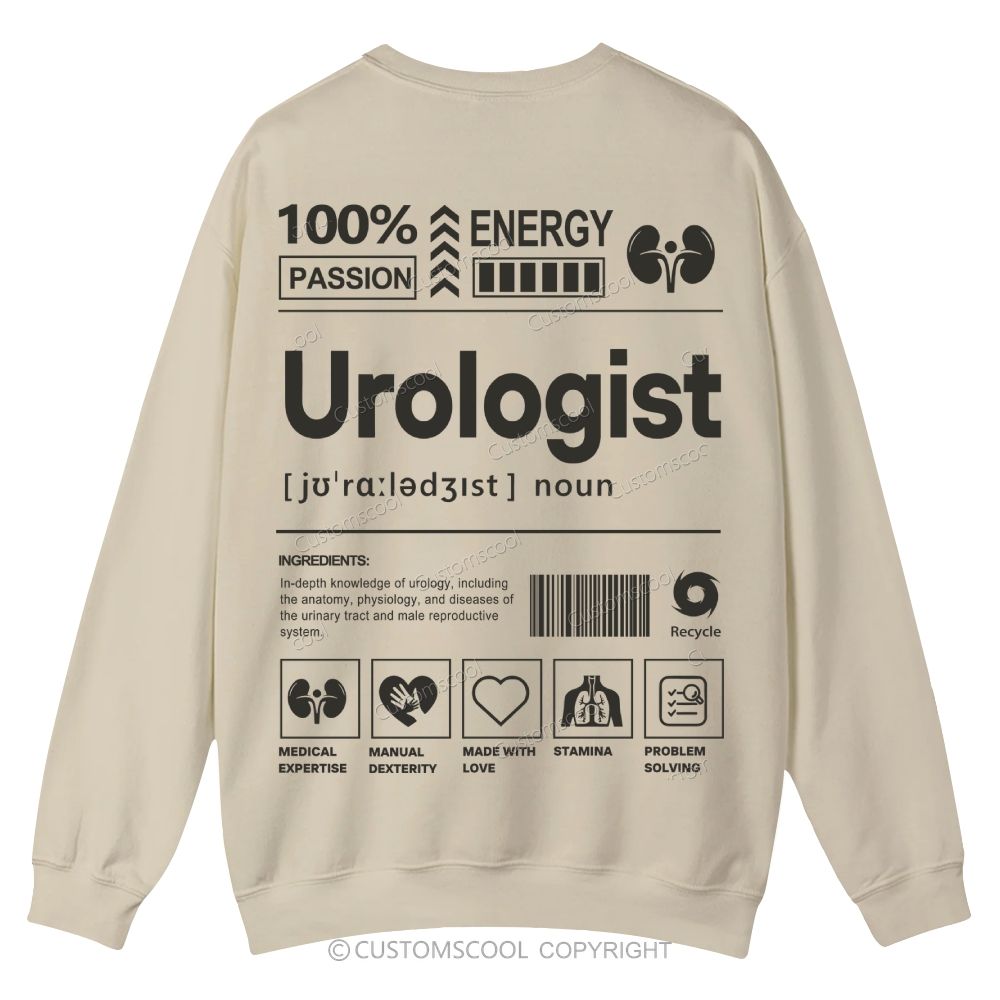 Urologist Casual Crewneck Sweatshirt Customscool