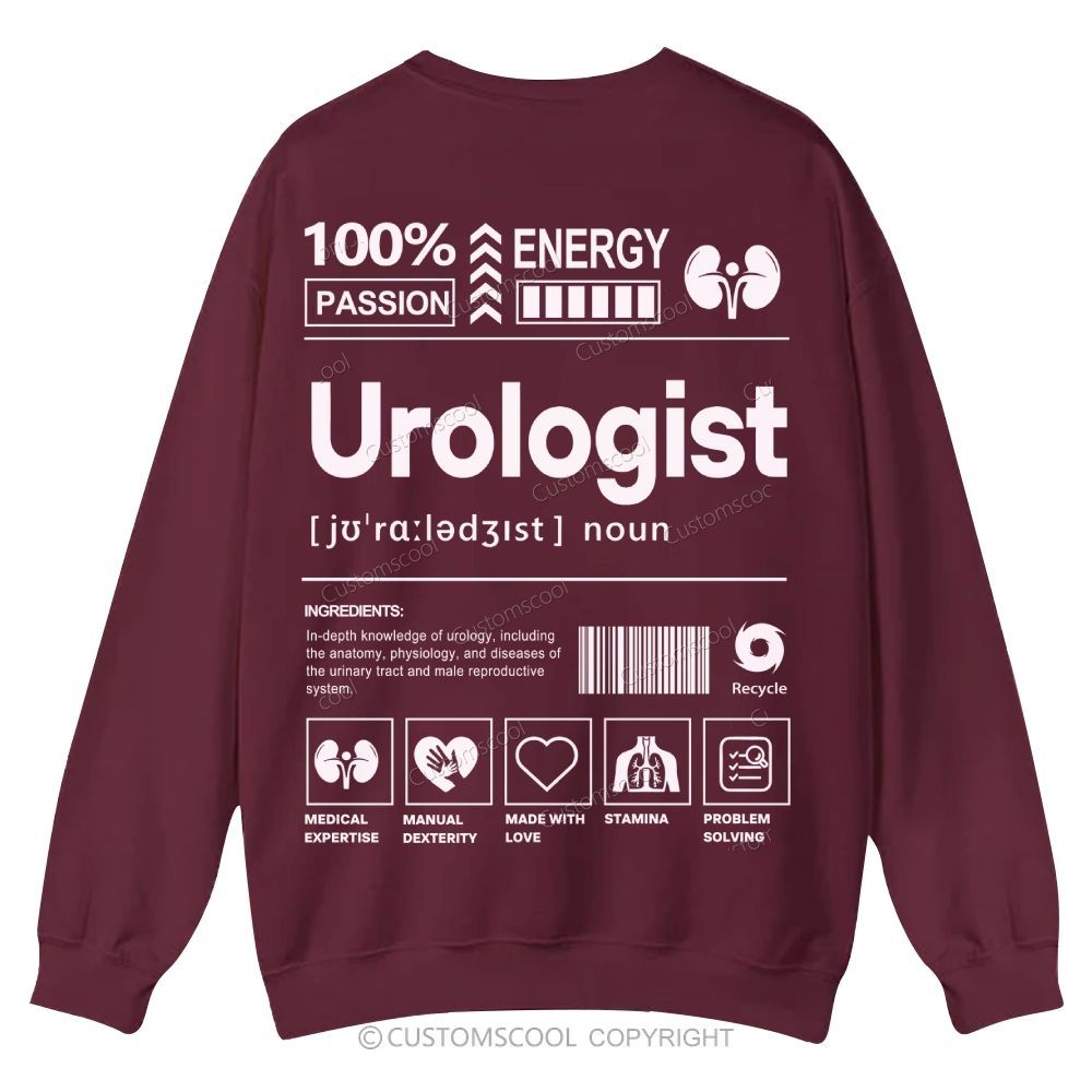 Urologist Casual Crewneck Sweatshirt Customscool