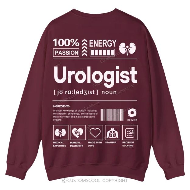 Urologist Casual Crewneck Sweatshirt Customscool