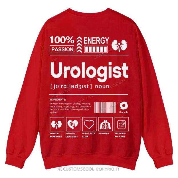Urologist Casual Crewneck Sweatshirt Customscool
