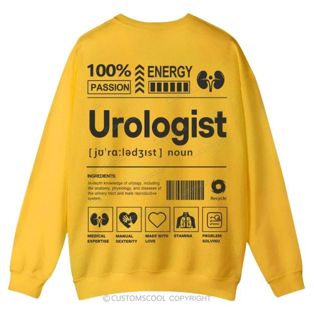 Urologist Casual Crewneck Sweatshirt Customscool