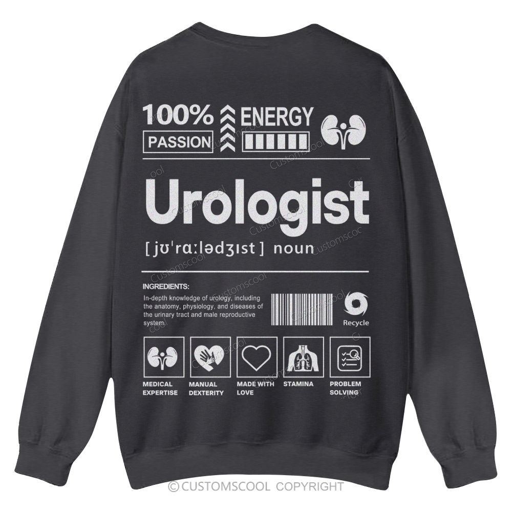 Urologist Casual Crewneck Sweatshirt Customscool
