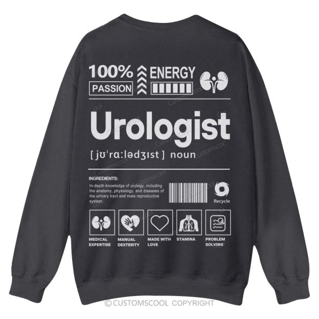 Urologist Casual Crewneck Sweatshirt Customscool