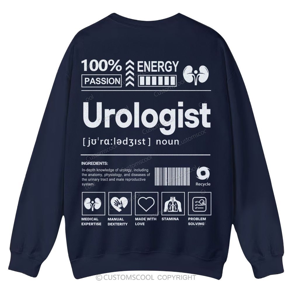 Urologist Casual Crewneck Sweatshirt Customscool