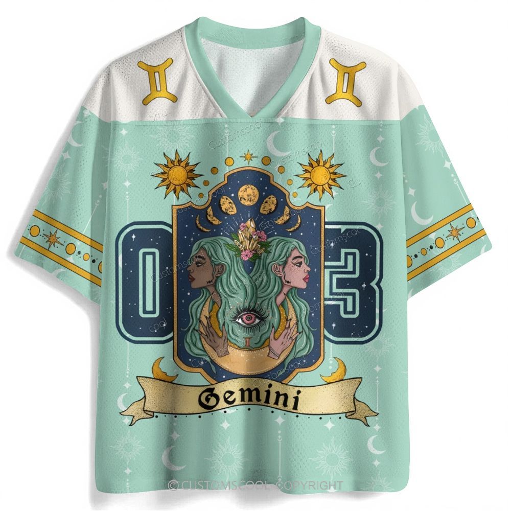 Gemini Spirit Zodiac Jersey Customscool