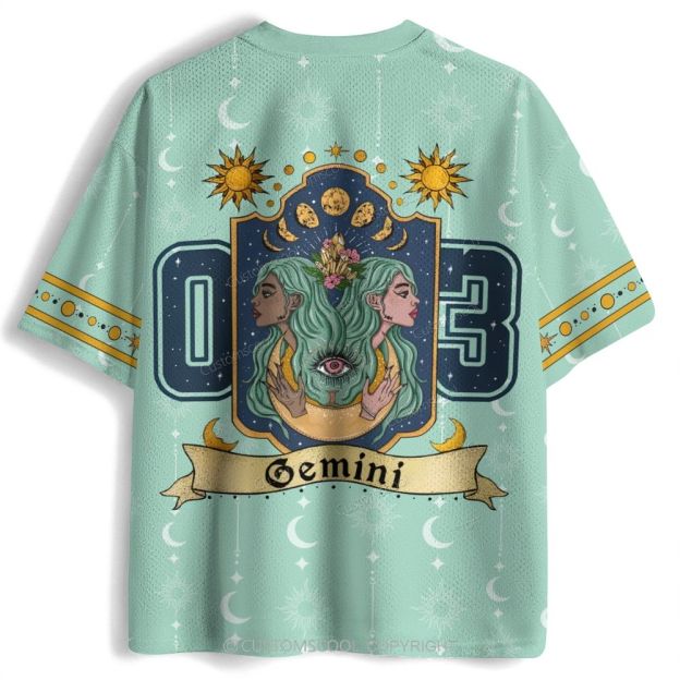 Gemini Spirit Zodiac Jersey Customscool