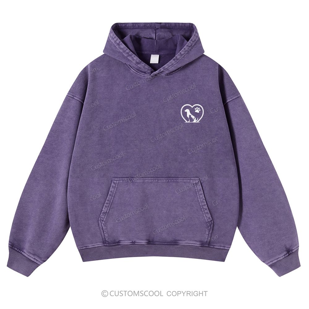 Pet Psychologist Casual Washed Hoodie Customscool