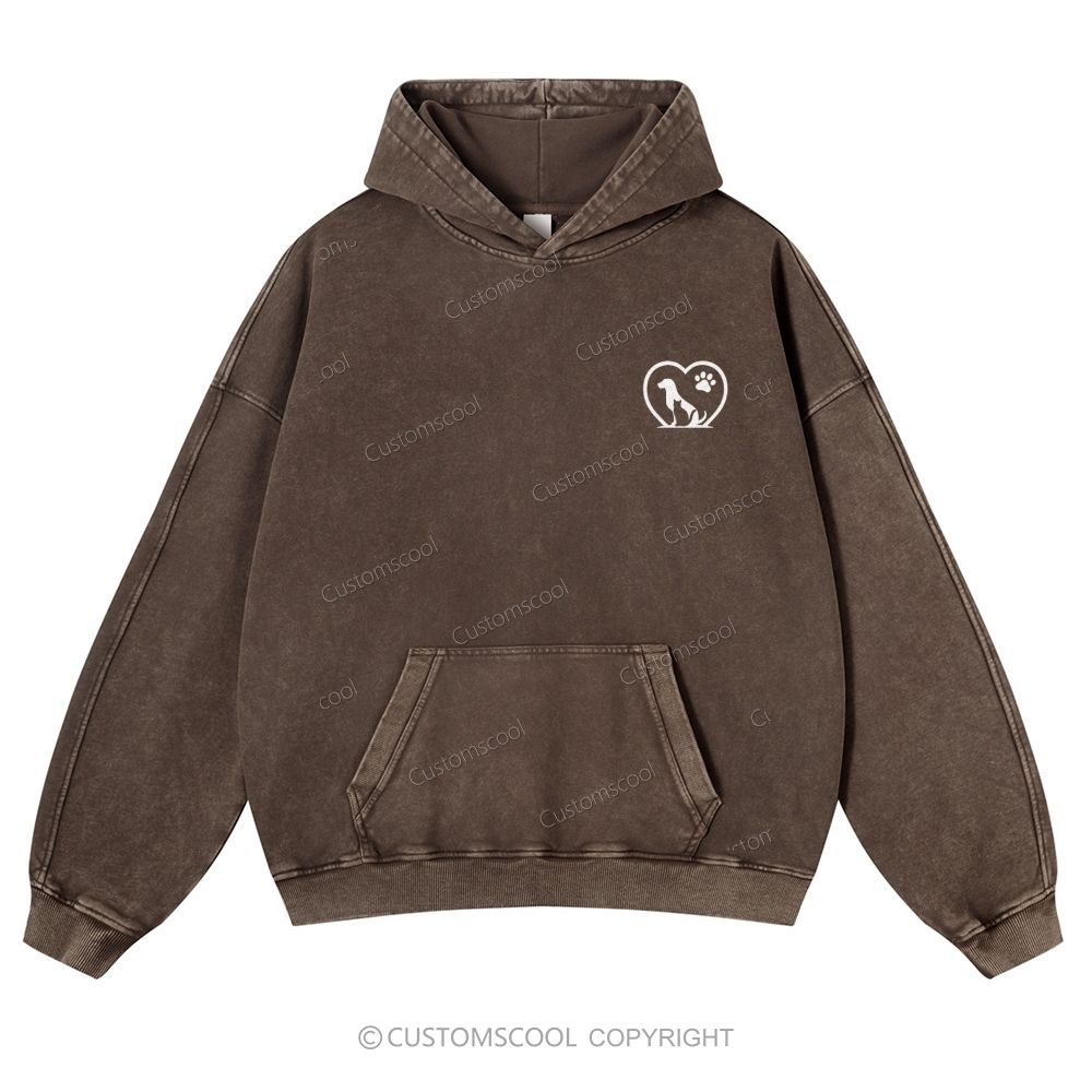 Pet Psychologist Casual Washed Hoodie Customscool