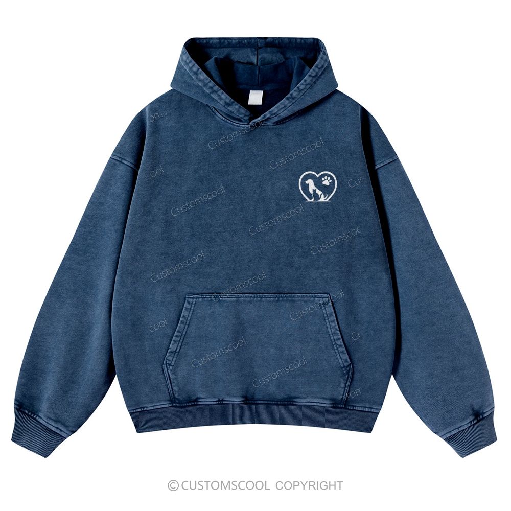 Pet Psychologist Casual Washed Hoodie Customscool