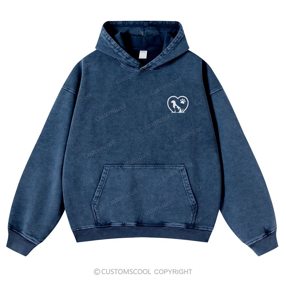 Pet Psychologist Casual Washed Hoodie Customscool