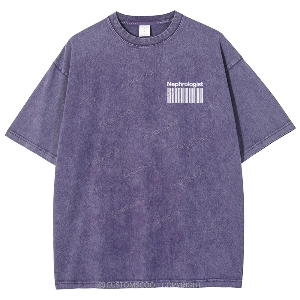 Nephrologist Unisex Fit Washed T-Shirt Customscool