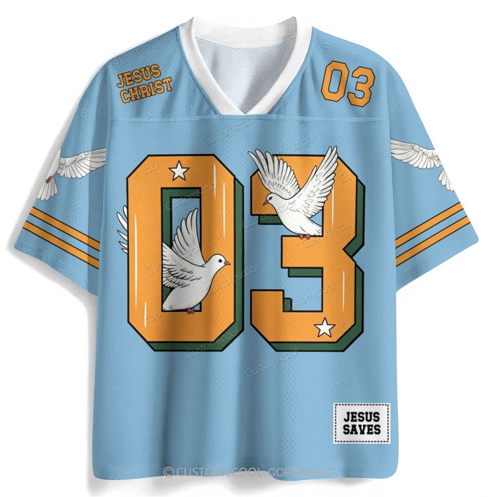 Jesus Saves Christian Mesh Jersey Shirts Customscool