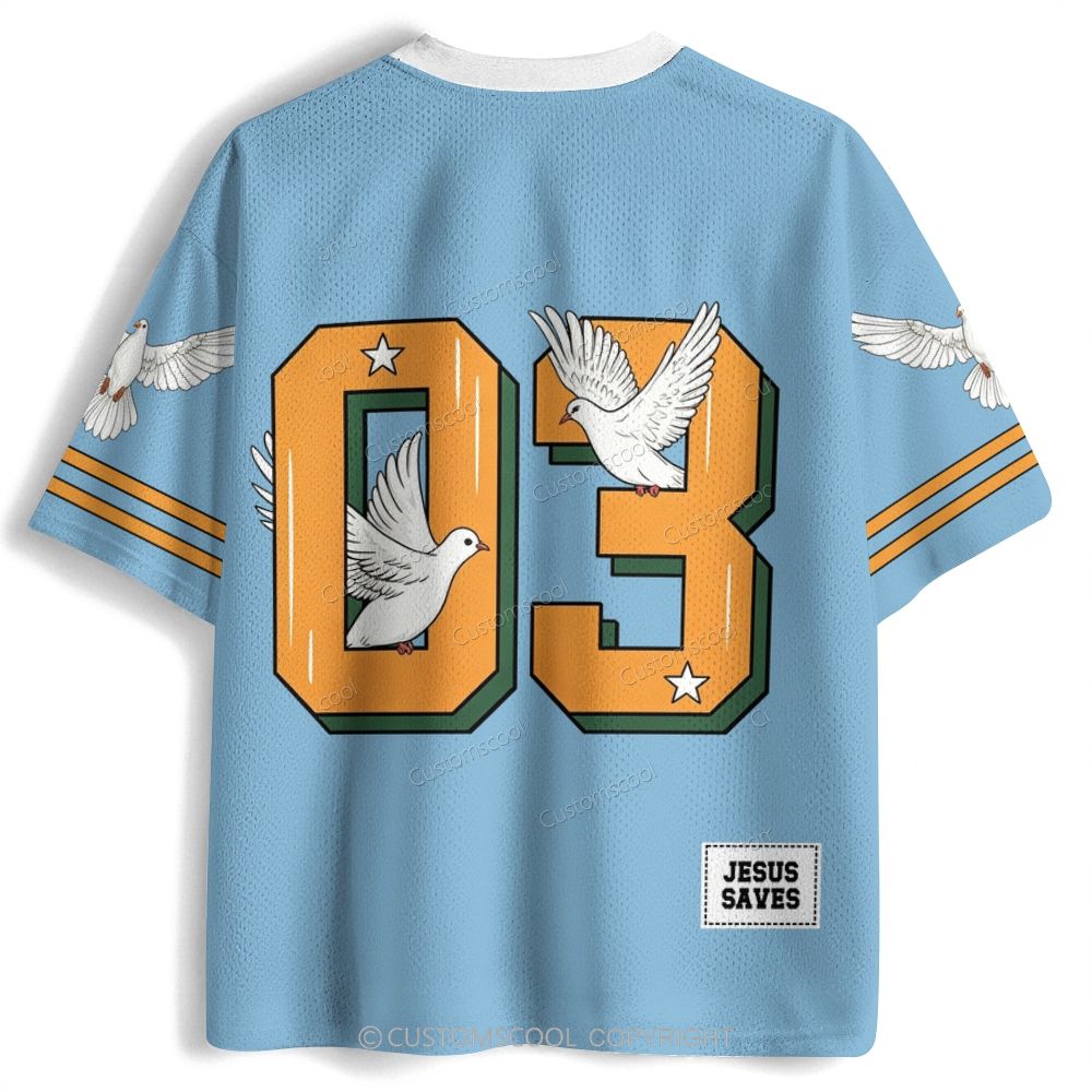 Jesus Saves Christian Mesh Jersey Shirts Customscool