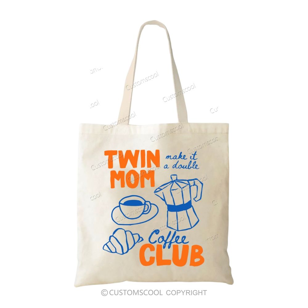 Twin Mom Coffee Club Tote Bag
