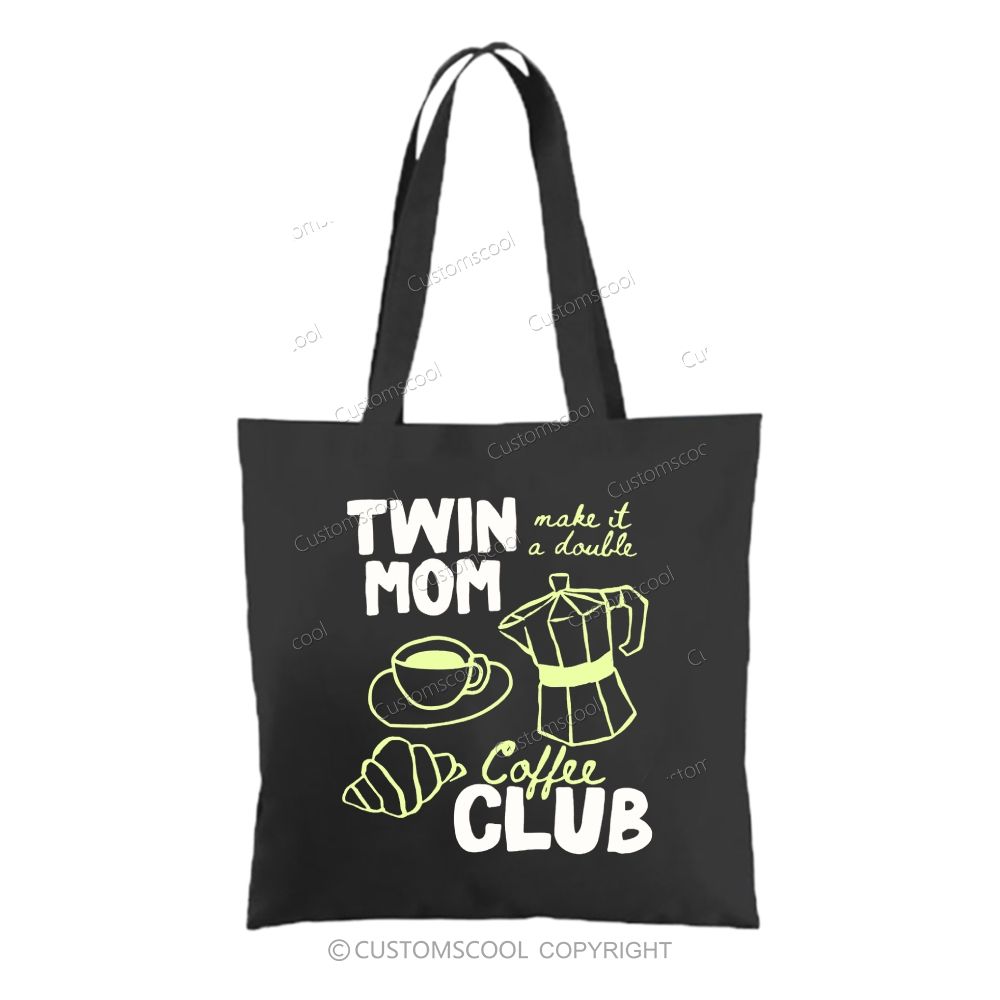 Twin Mom Coffee Club Tote Bag