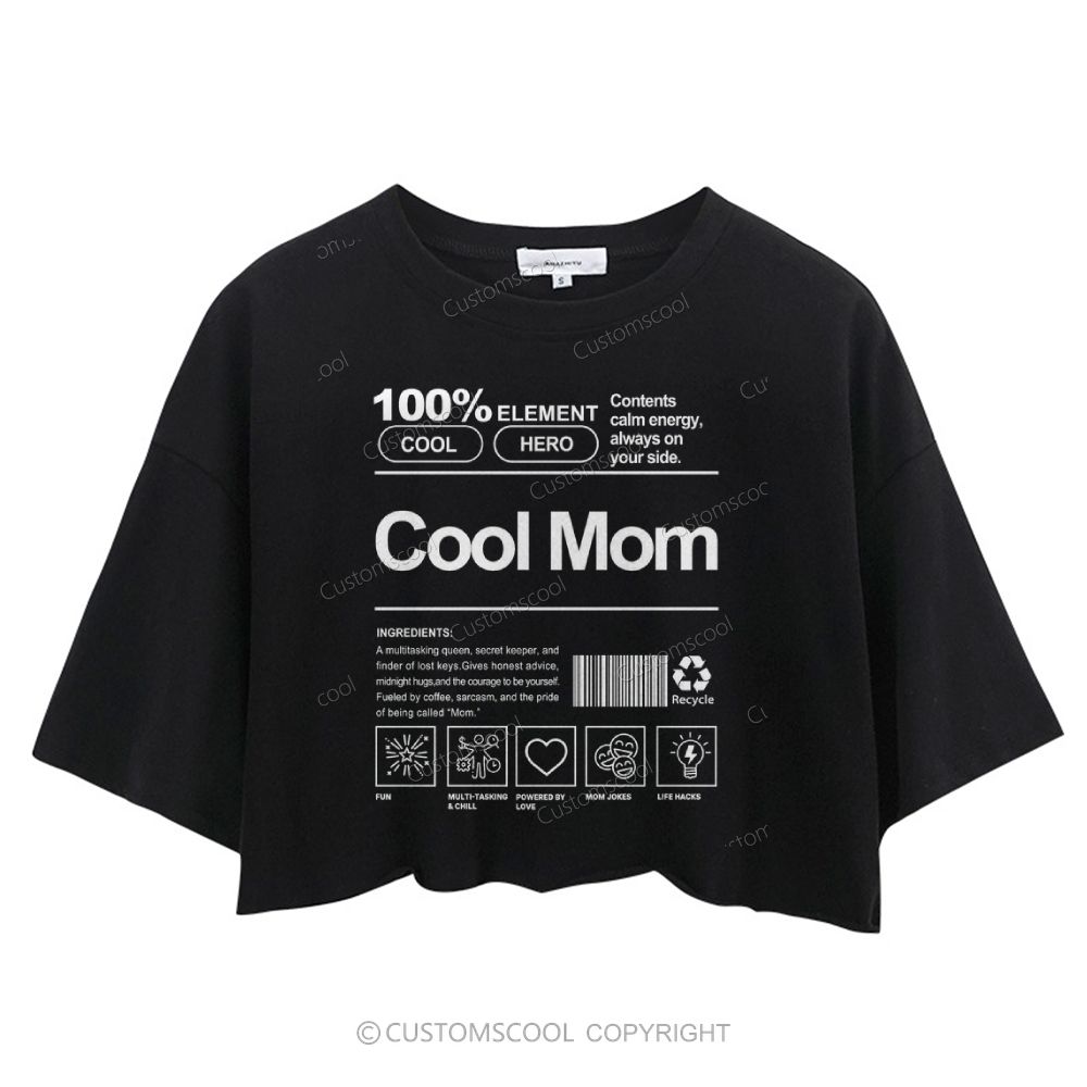 Cool Mom Crop Tops