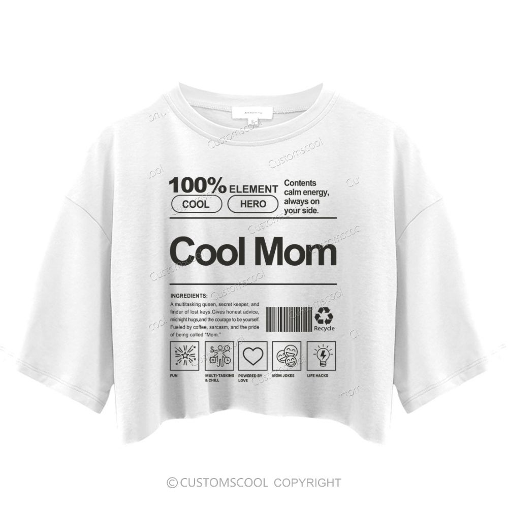 Cool Mom Crop Tops