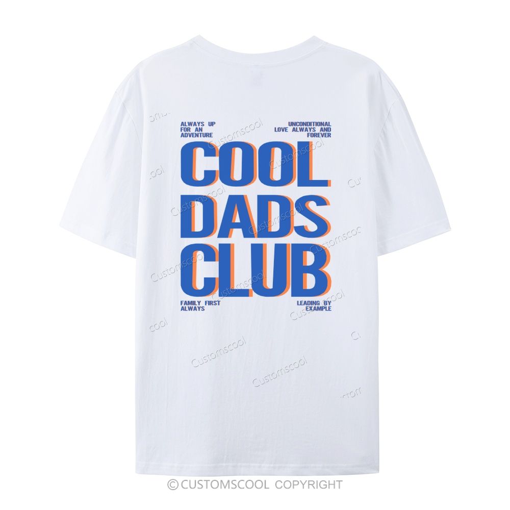 Cool Dads Club Cool Kids Club Family Tees
