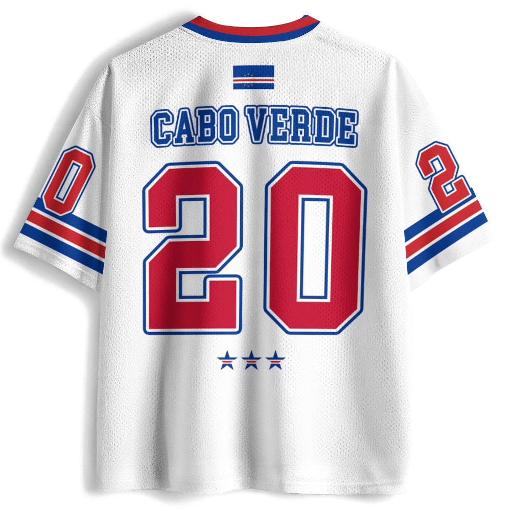Cabo Verde Soccer Addcustom Number Jersey Shirts Customscool
