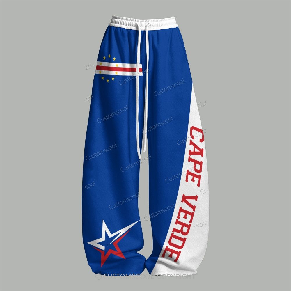 Cape Verde T-Shirt & Elasticated Trousers Two-Piece Set Customscool