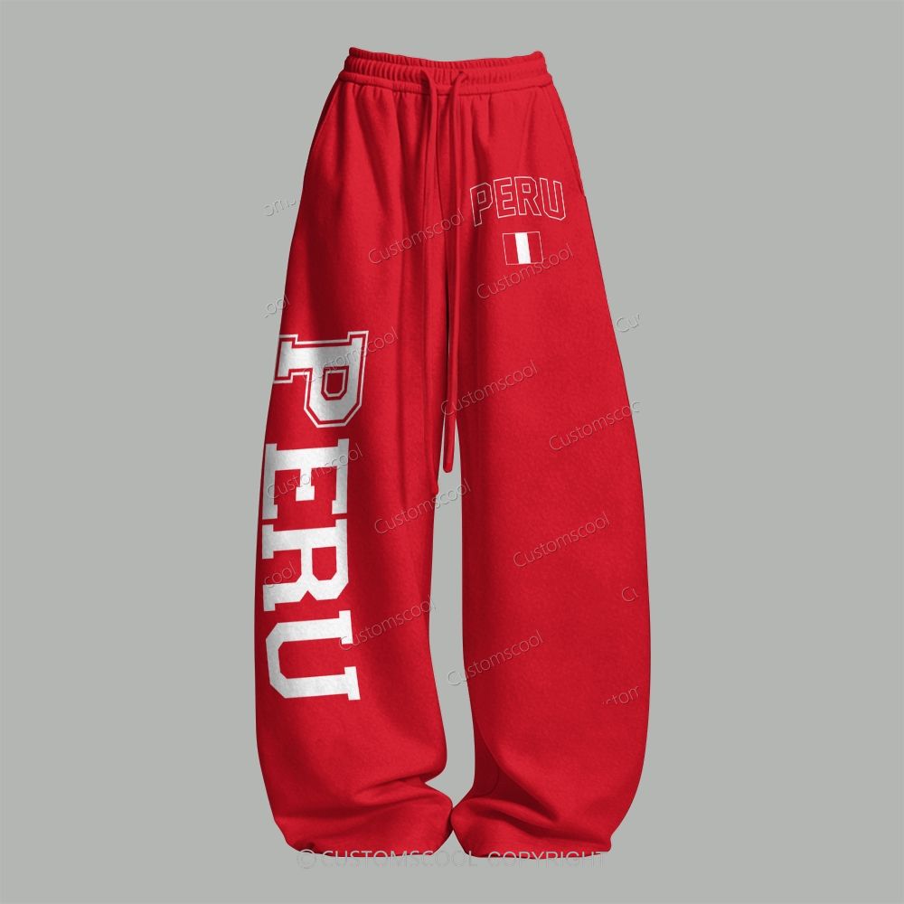 Peru T-Shirt & Elasticated Trousers Two-Piece Set Customscool