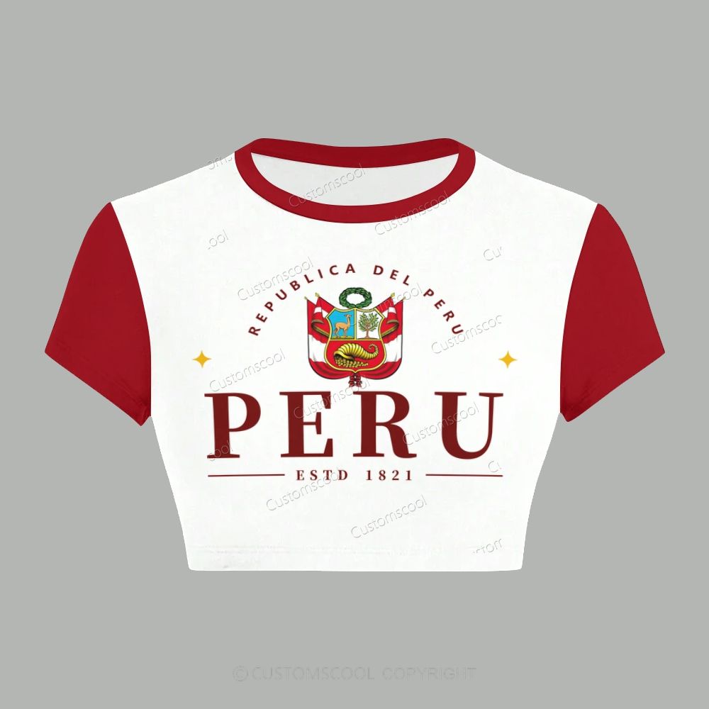 Peru T-Shirt & Elasticated Trousers Two-Piece Set Customscool