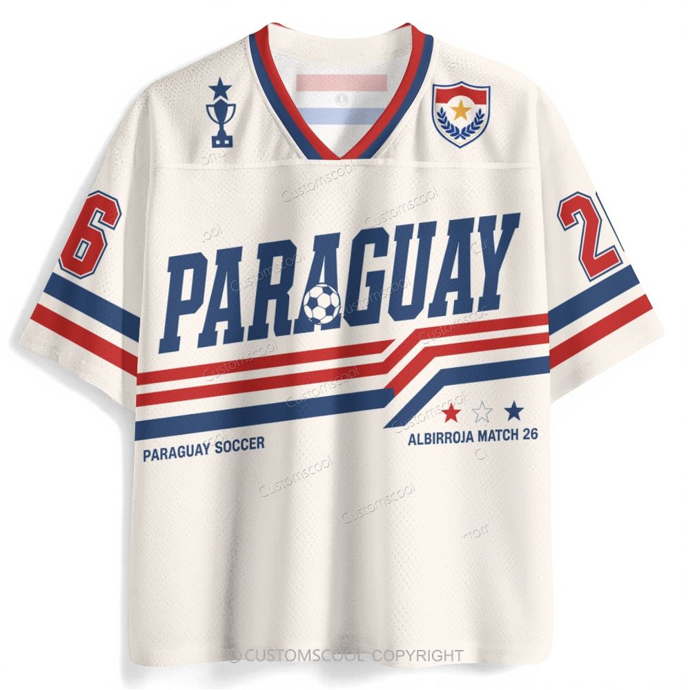 Paraguay Soccer Jersey Shirts Customscool