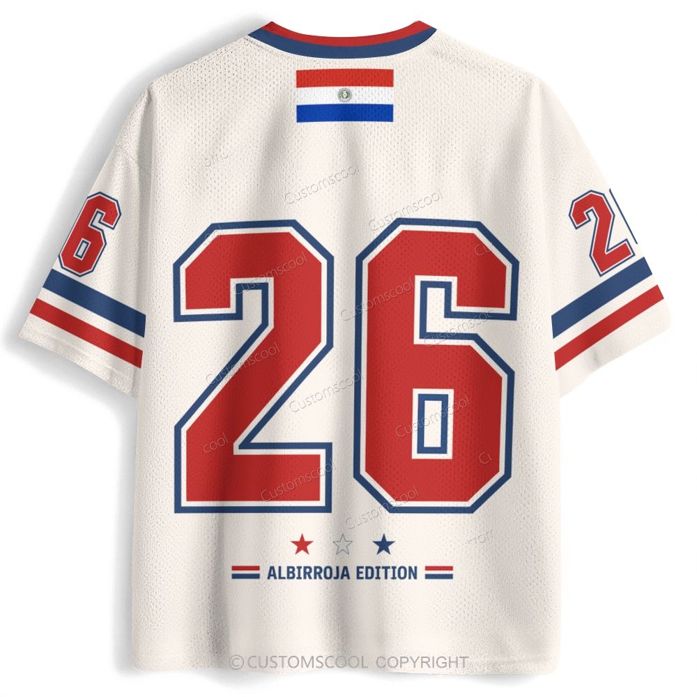 Paraguay Soccer Jersey Shirts Customscool