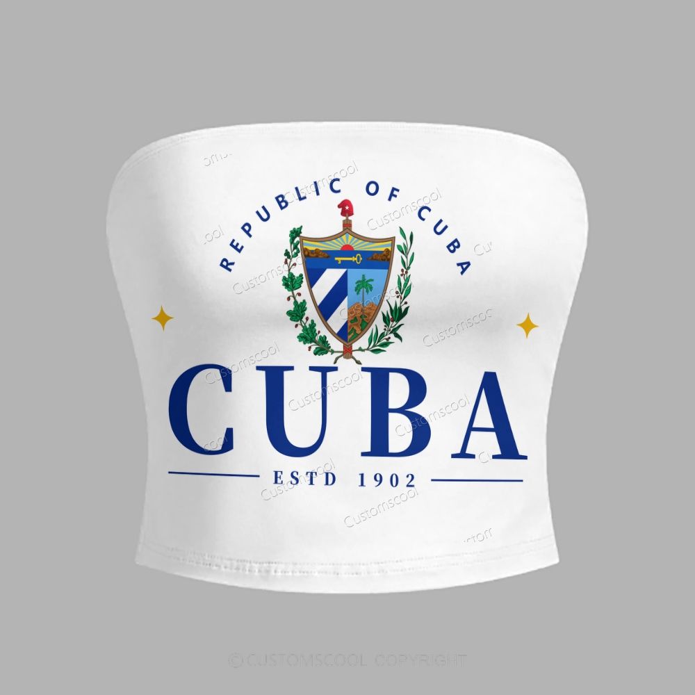 Cuba Tube Top & Elasticated Trousers Two-Piece Set Customscool