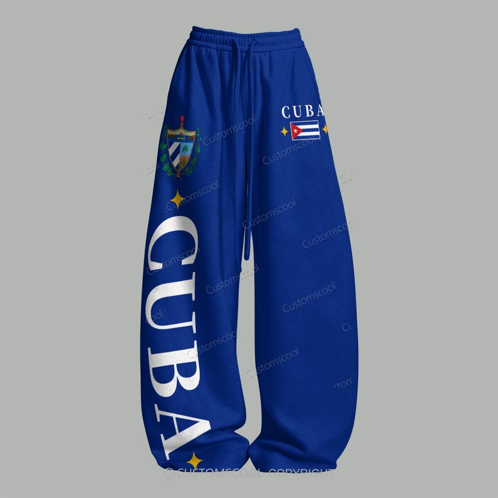 Cuba T-Shirt & Elasticated Trousers Two-Piece Set Customscool