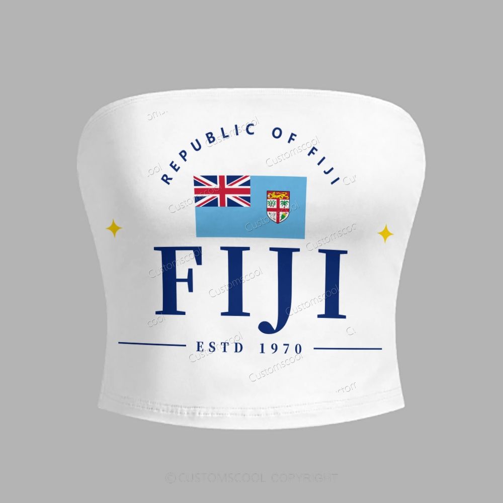 Fiji Tube Top & Elasticated Trousers Two-Piece Set Customscool