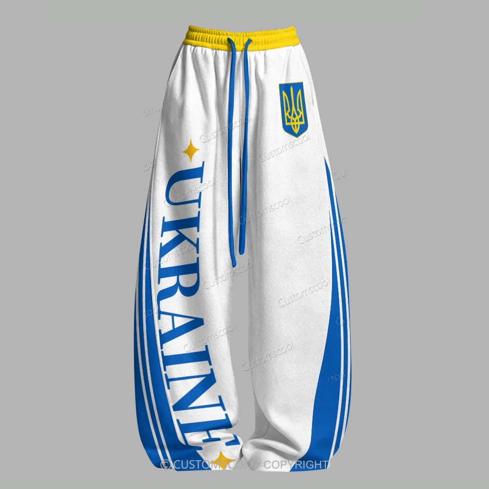 Ukraine Tube Top & Elasticated Trousers Two-Piece Set Customscool