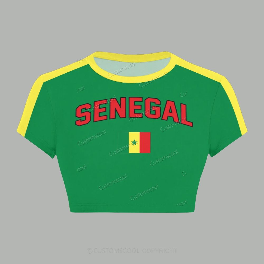 Senegal T-Shirt & Elasticated Trousers Two-Piece Set Customscool