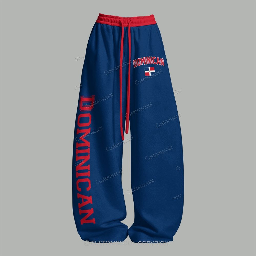 Dominican T-Shirt & Elasticated Trousers Two-Piece Set