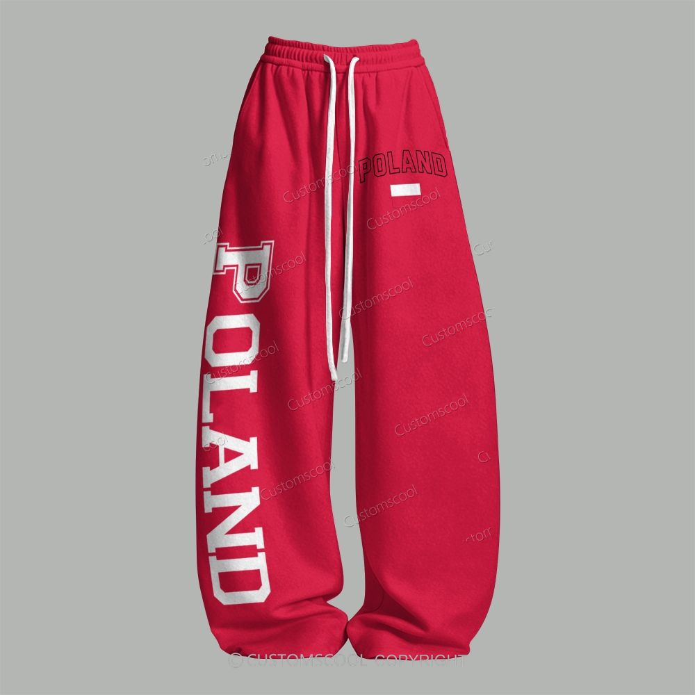 Poland T-Shirt & Elasticated Trousers Two-Piece Set