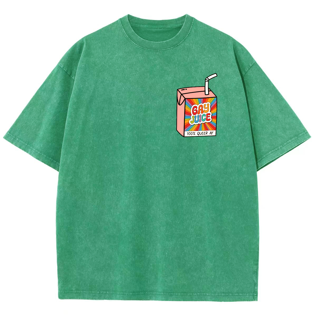 Gay Juice Washed Oversized T-Shirt