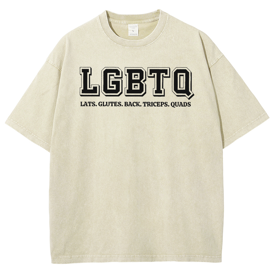 LGBTQ Unisex Fit Washed Oversized T-Shirt
